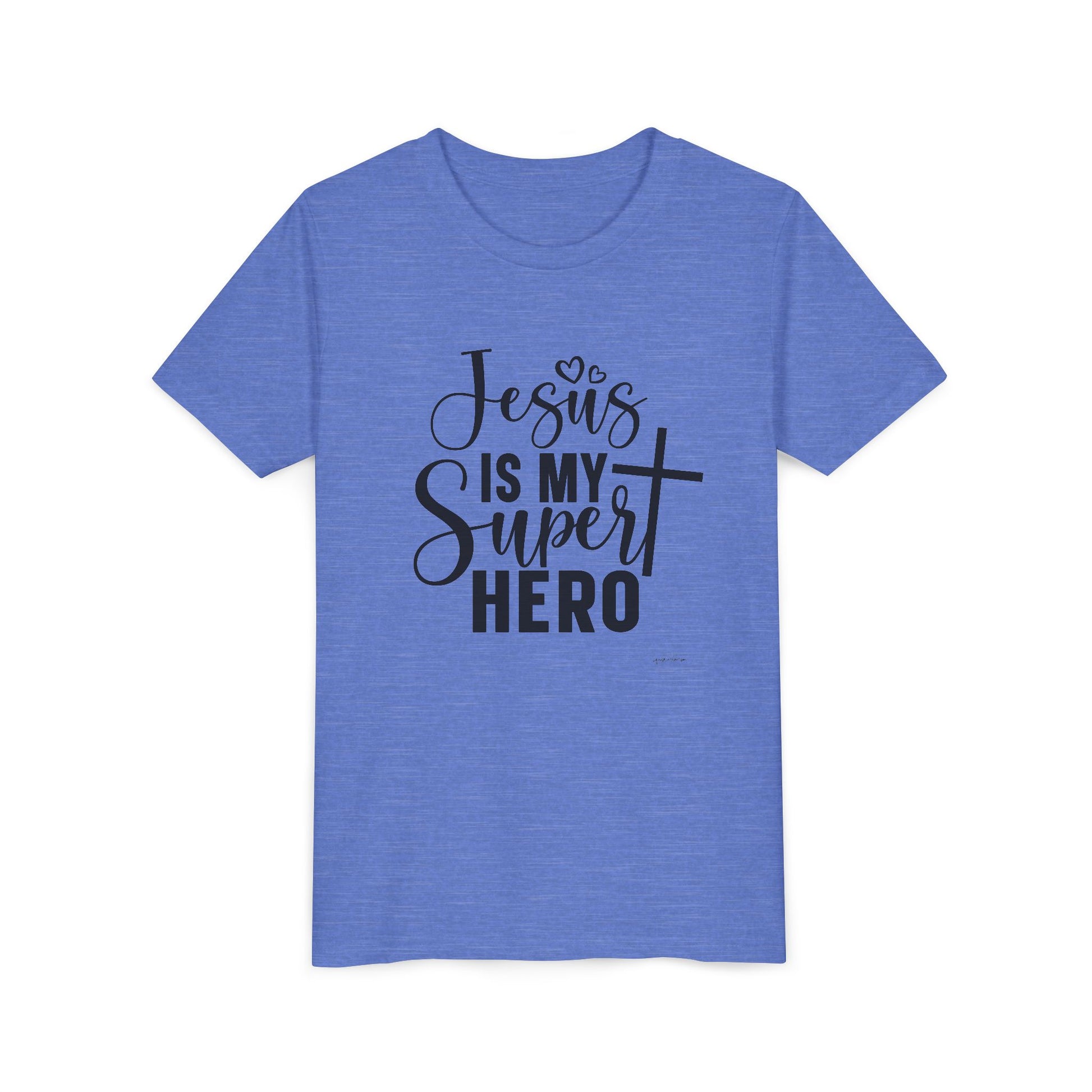 Jesus Is my Super hero Youth Short Sleeve Tee image 10