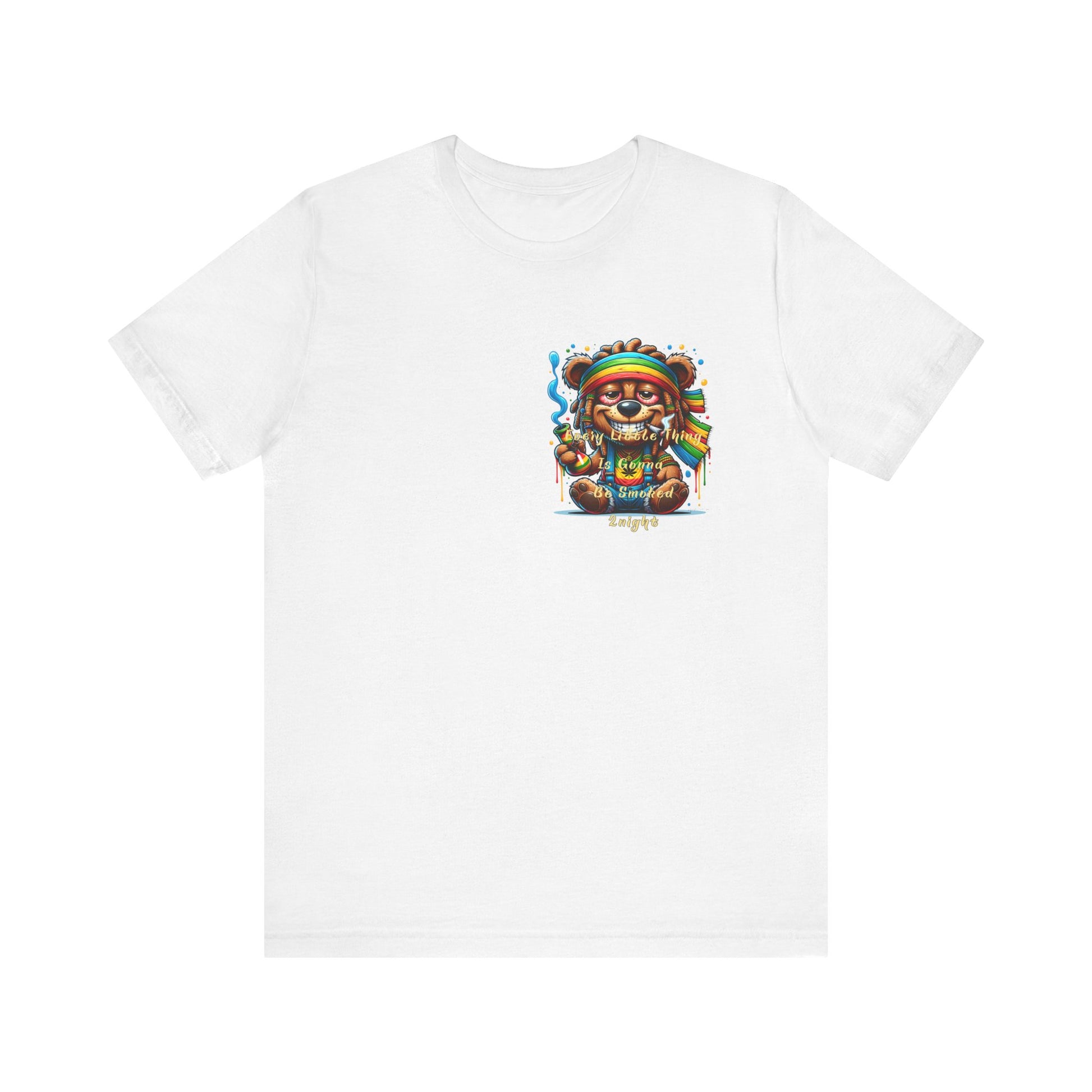 Bear 420 night Unisex Jersey Short Sleeve Tee image 0