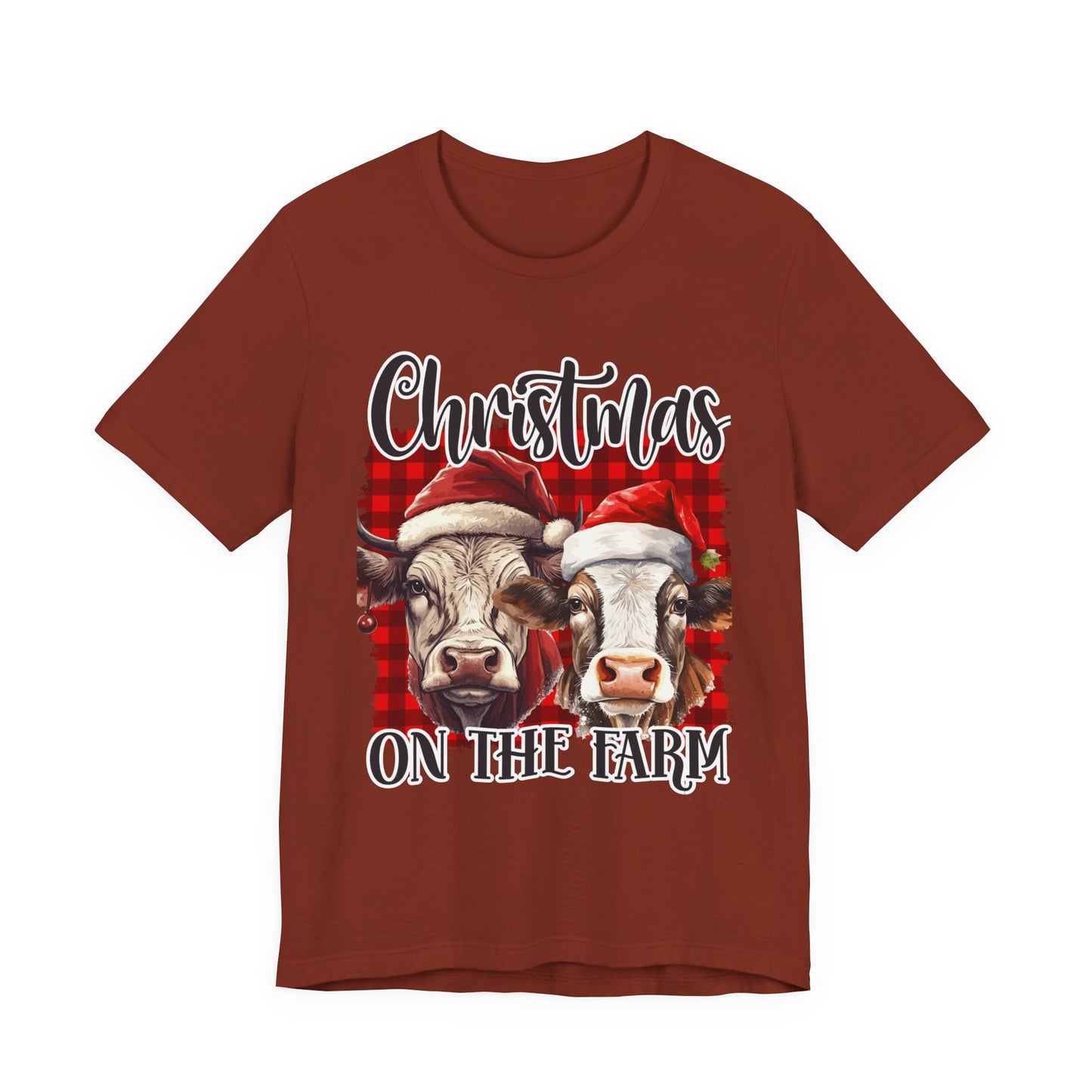 Christmas on the Farm Unisex Jersey Short Sleeve Tee image 10