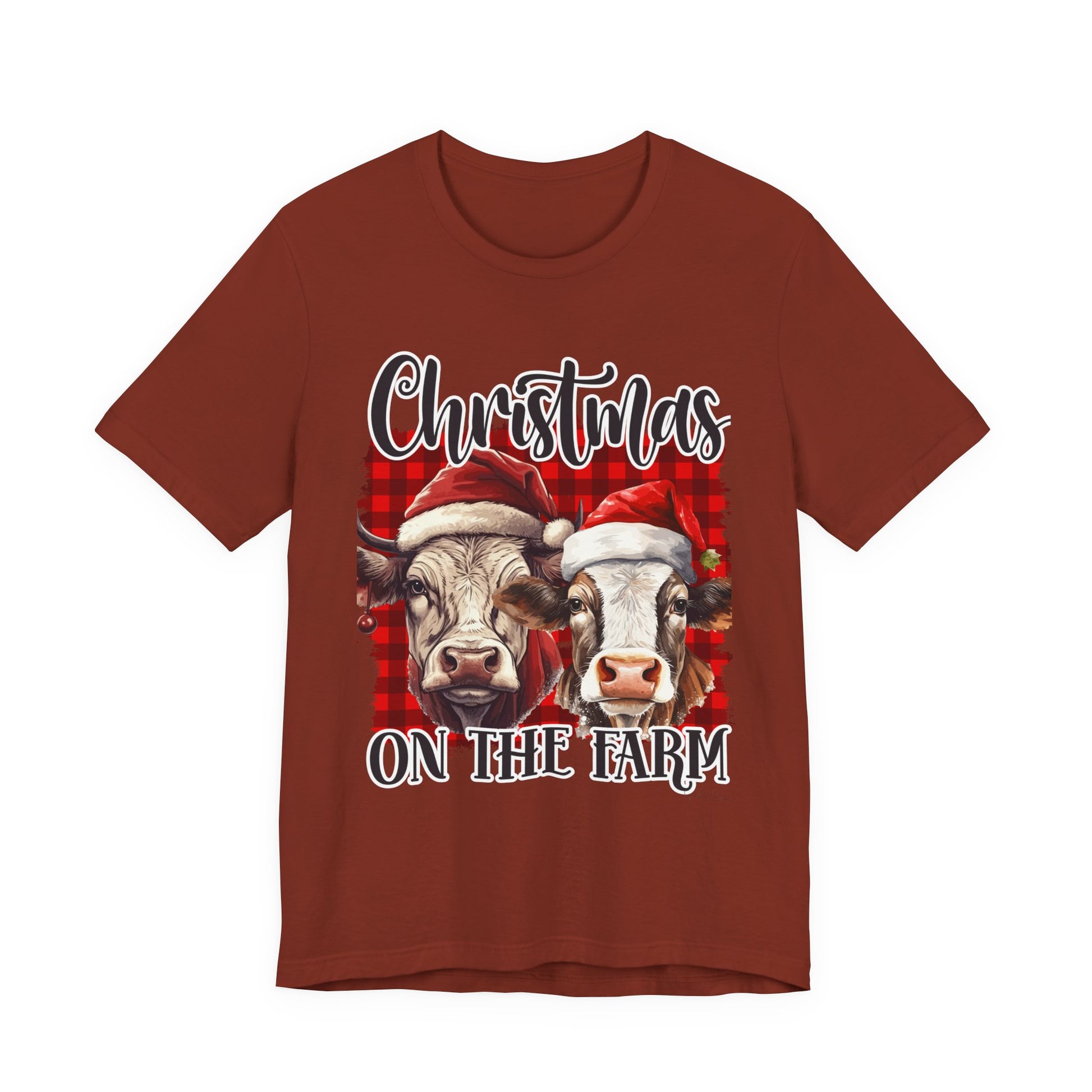 Christmas on the Farm Unisex Jersey Short Sleeve Tee image 10