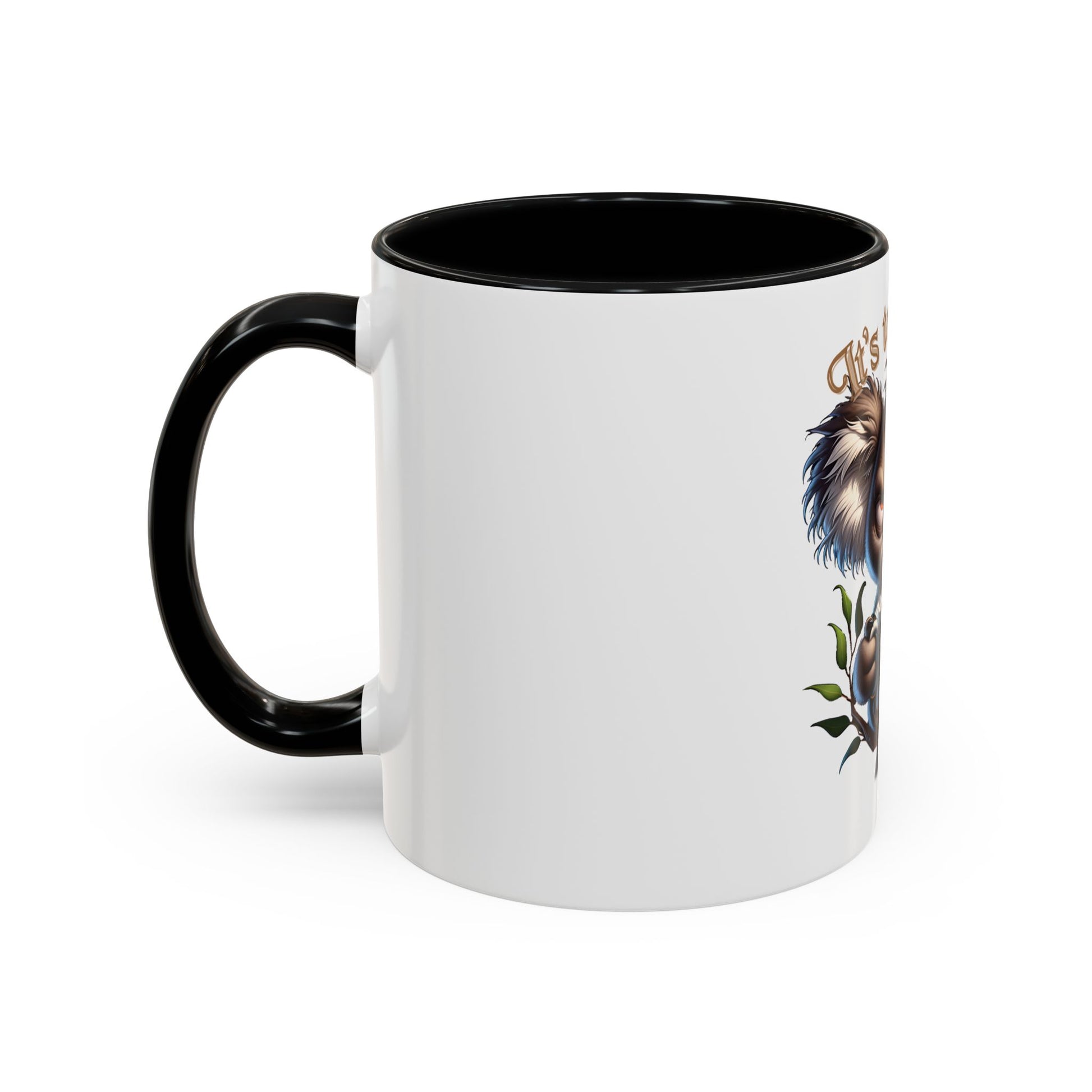 It’s too early Koala Accent Coffee Mug (11, 15oz) image 2