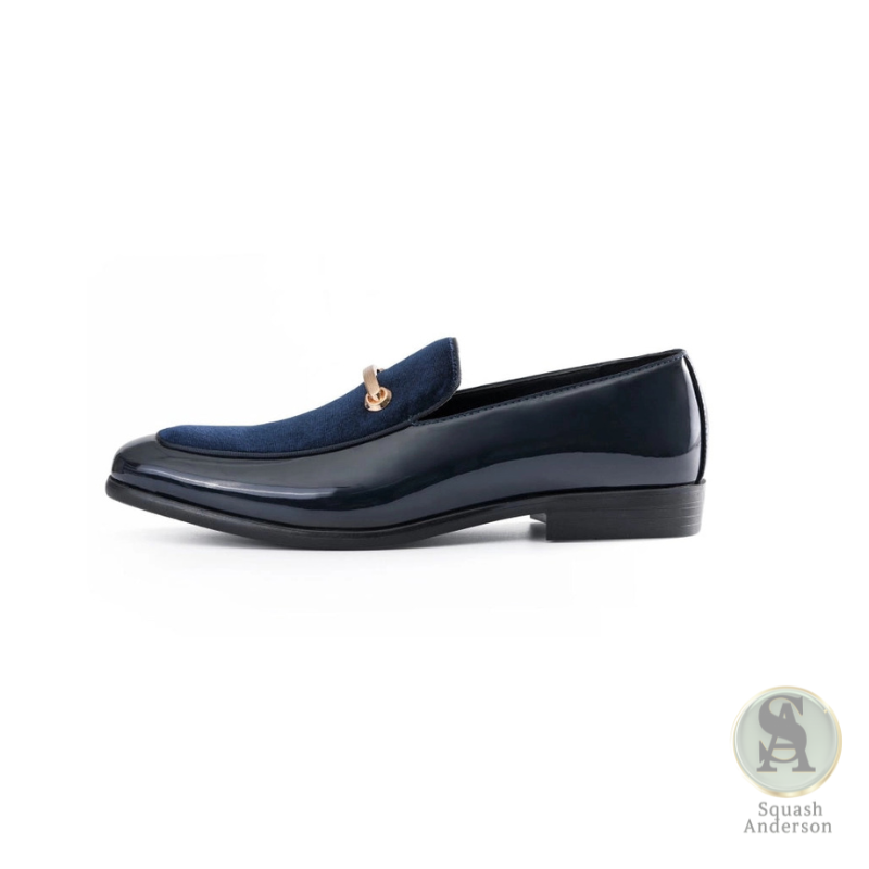 Andrew Navy Loafers