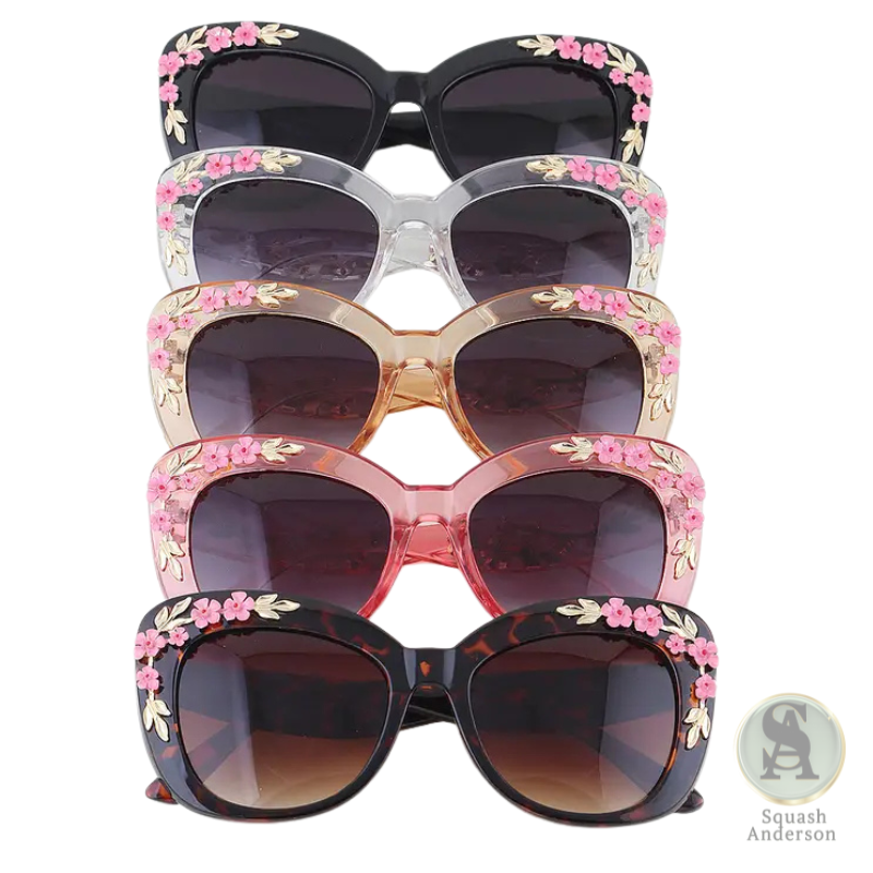 Blooming Rose Cat-Eye Sunglasses