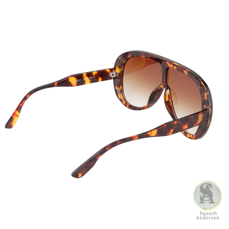 Aviator Shield Sunglasses – Oversized Retro Style