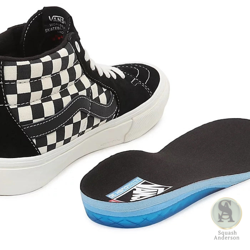 Vans Checkerboard Black and Marshmallow Shoe