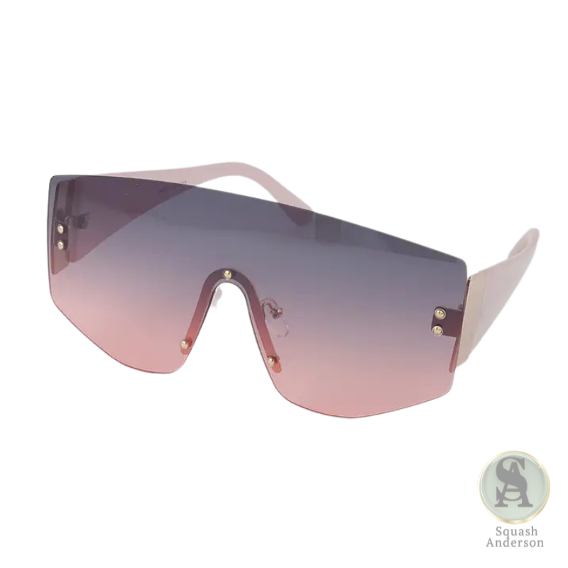 Rimless Shield Gradient Sunglasses