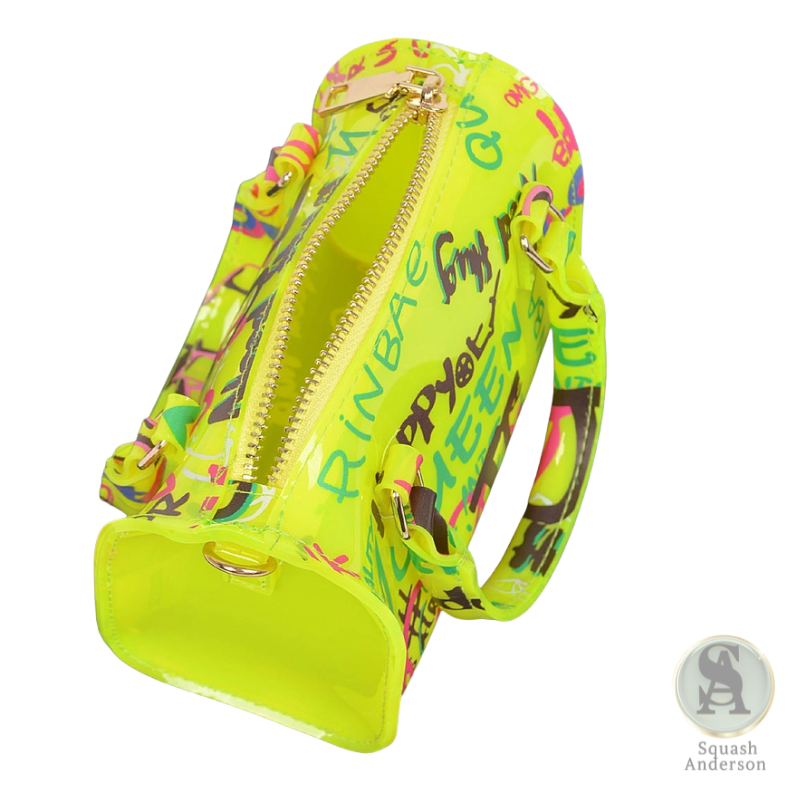 Graffiti PVC Boston Bag