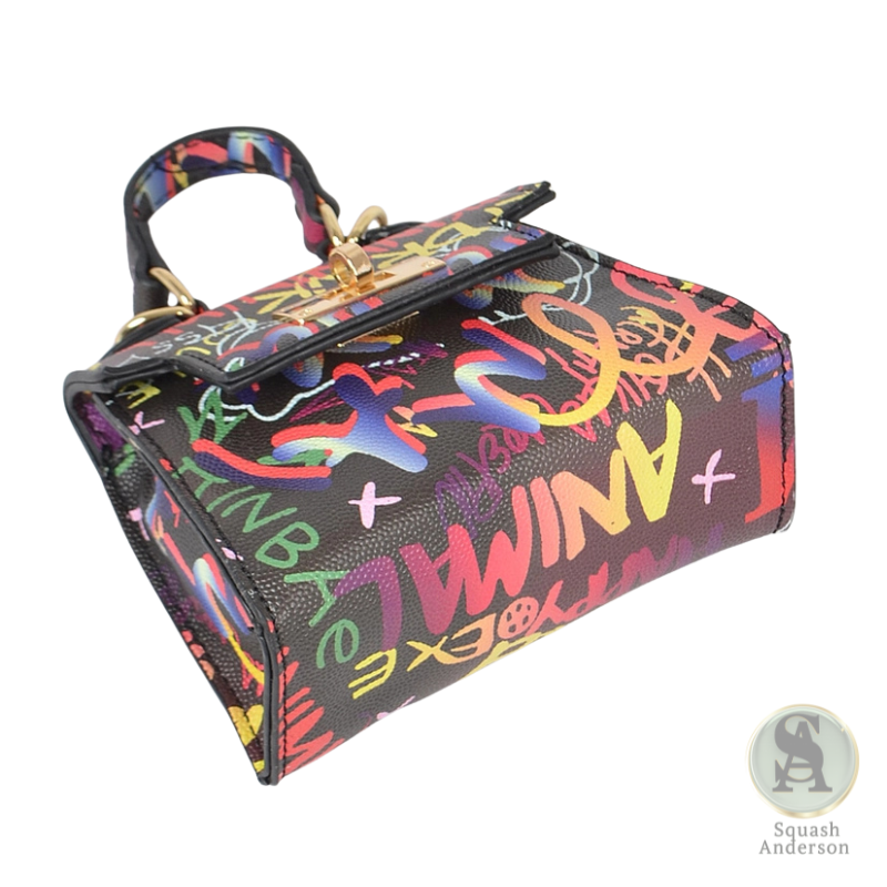 Graffiti Mini Handle Purse