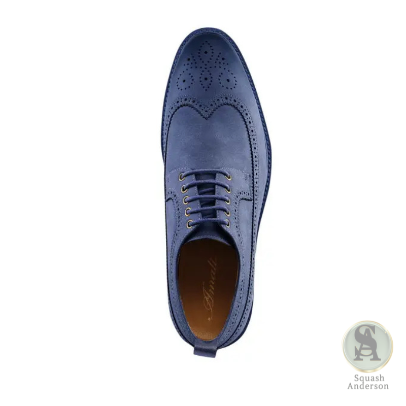 Lian Navy Blue Oxford Shoes