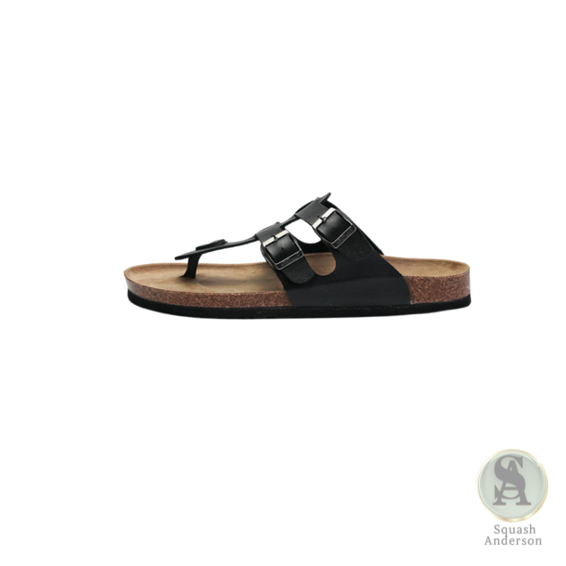 Black Thong – Luxe Comfort Sandal