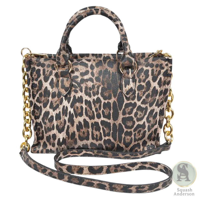 Leopard Print Tote Bag