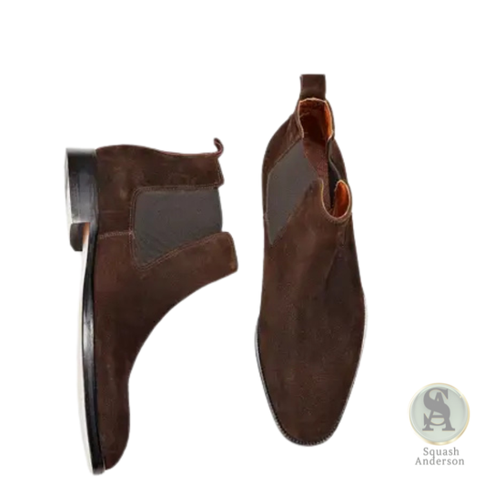 Keldante Brown Suede Chelsea Boot