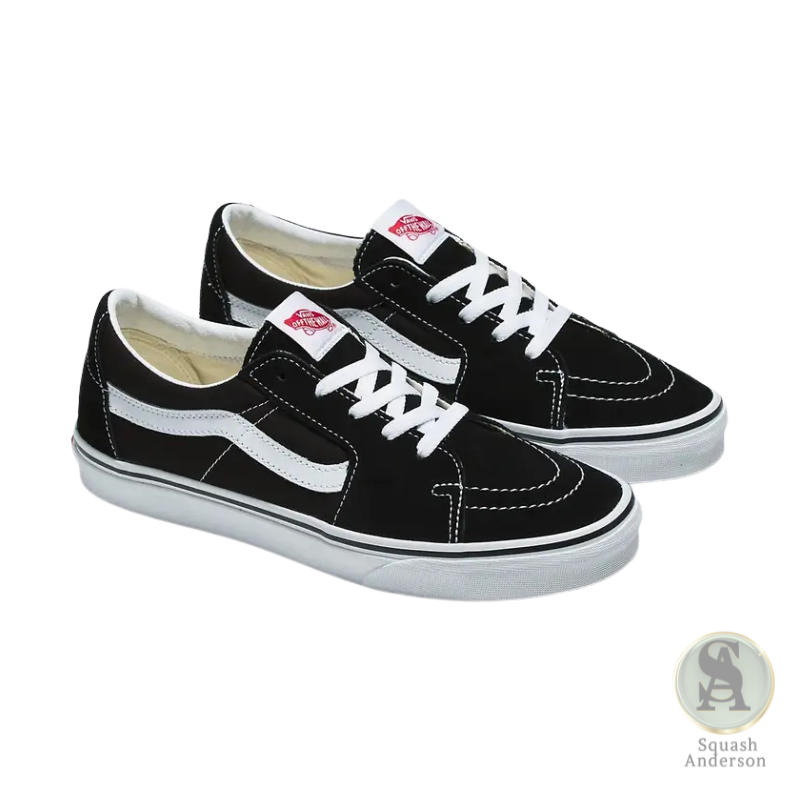 Vans Sk8-Low Black & White Sneakers