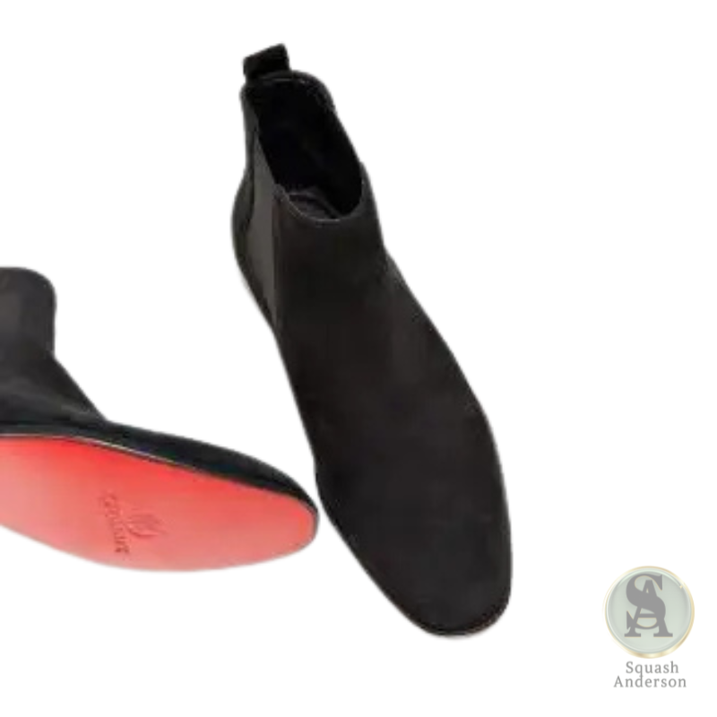 Keldante Black Suede Chelsea Boot