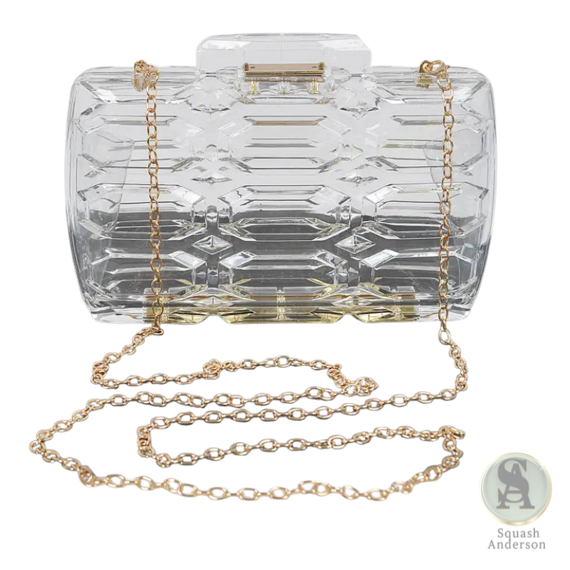 Neon Glow Acrylic Clutch