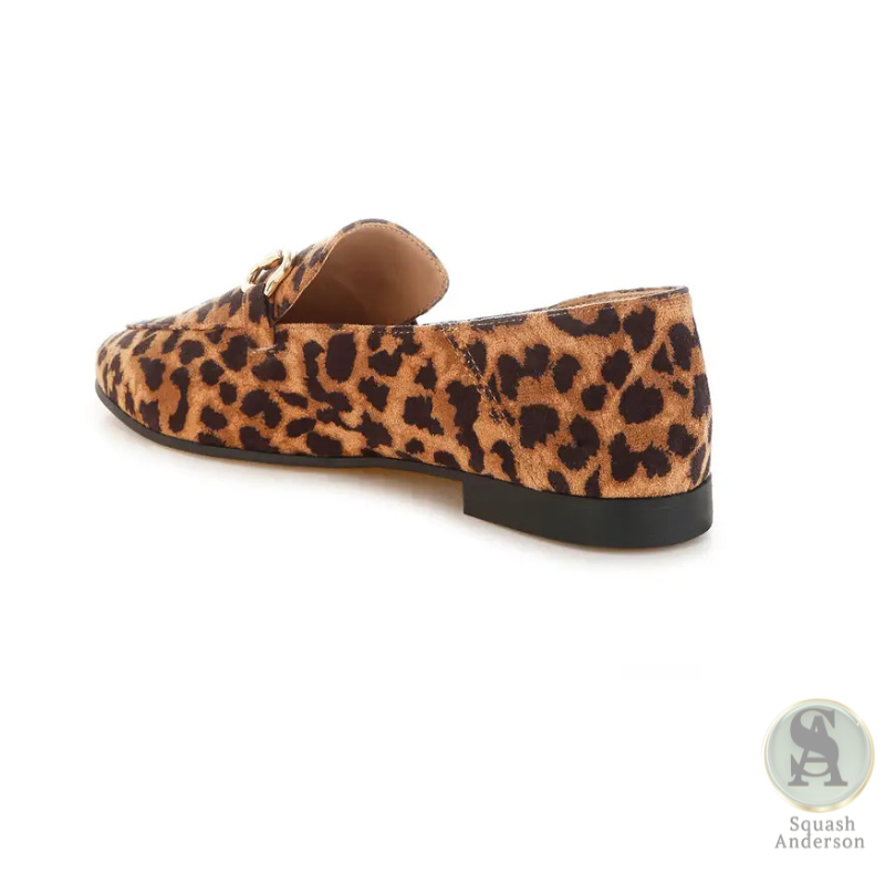Leopard Print Horsebit Loafers