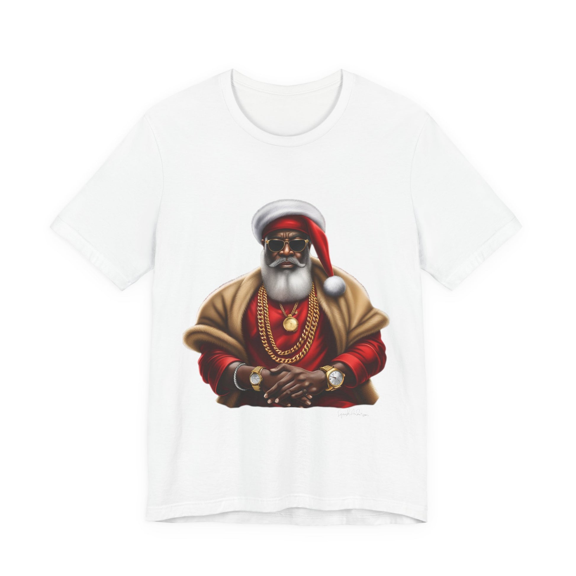Santa Furr Zaddy Unisex Jersey Short Sleeve Tee image 2