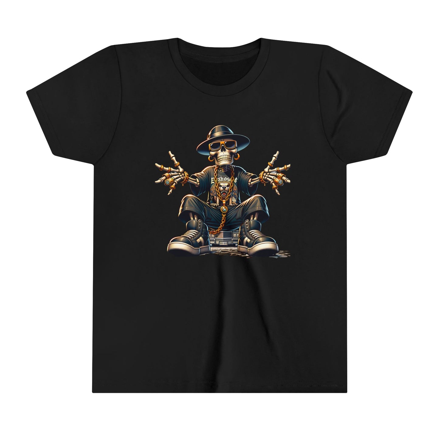 Chained Skeleton Youth Short Sleeve Tee image 6