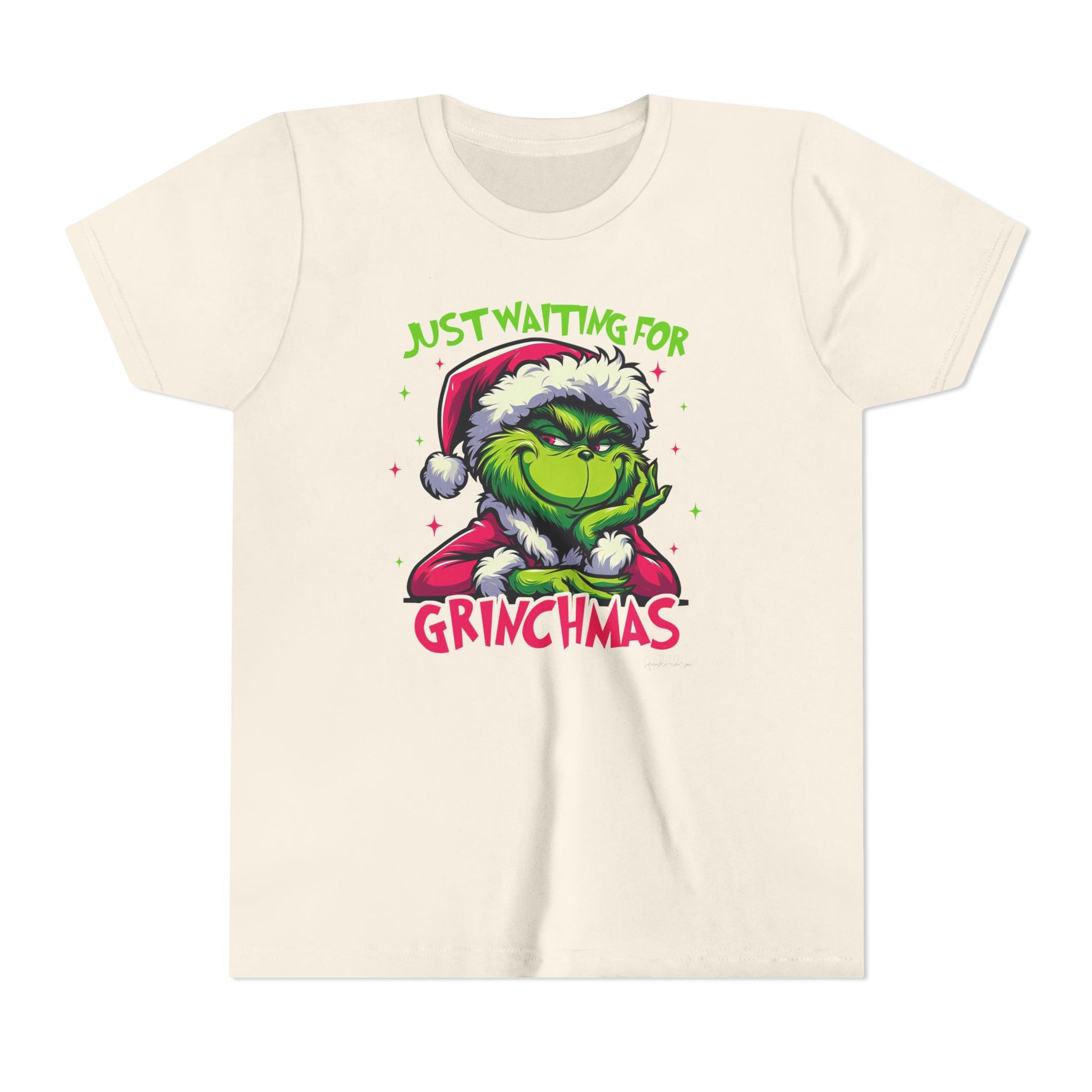 Grinchy Christmas Youth Short Sleeve Tee image 12
