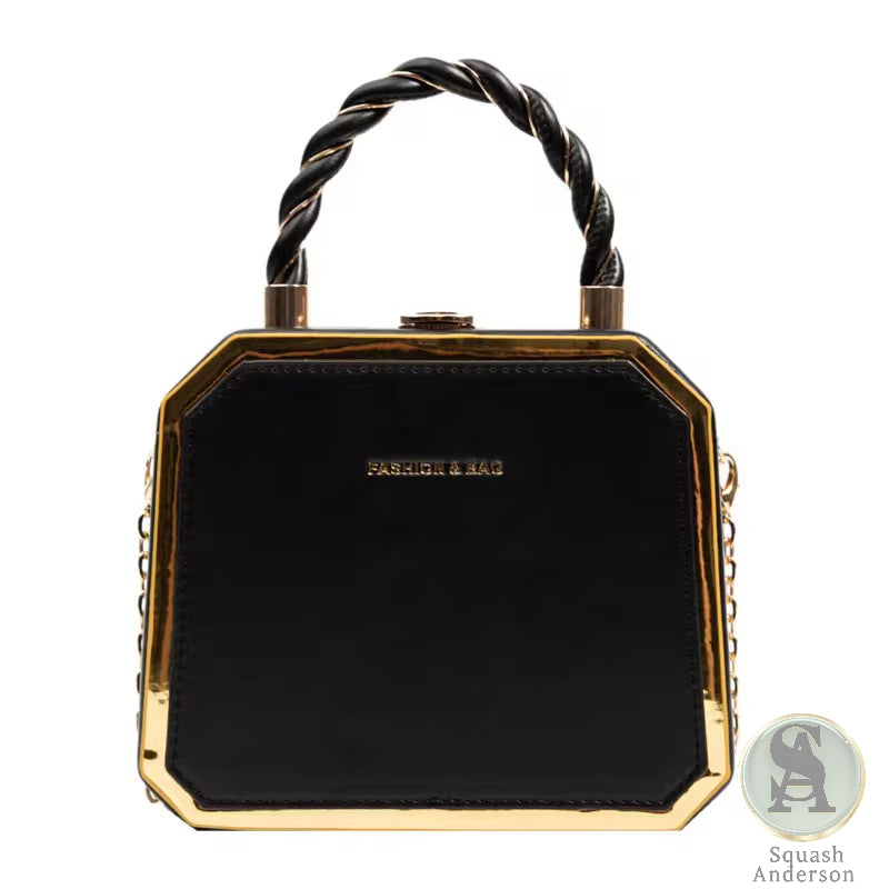 The Riviera Box Bag – Structured Leather Purse – 9×6in image 3