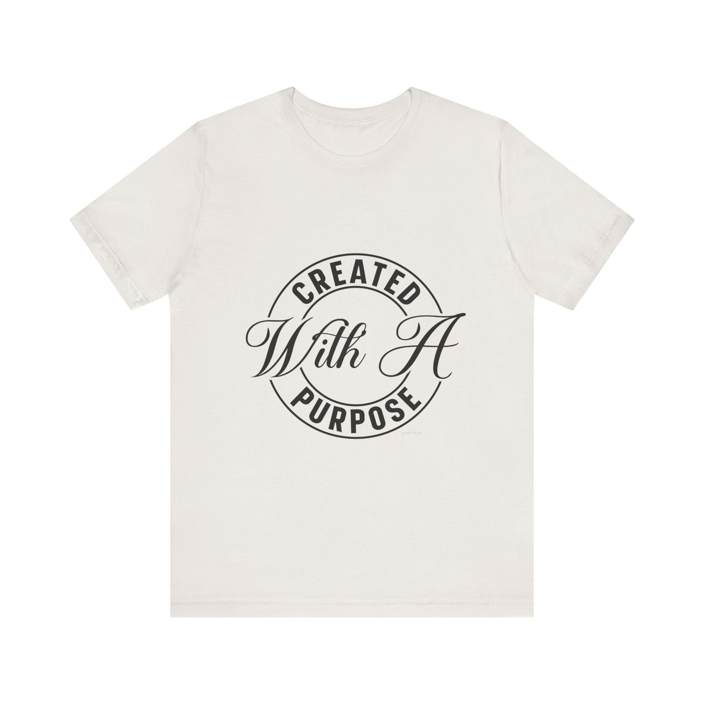 Created with a purpose Unisex Jersey Short Sleeve Tee image 8