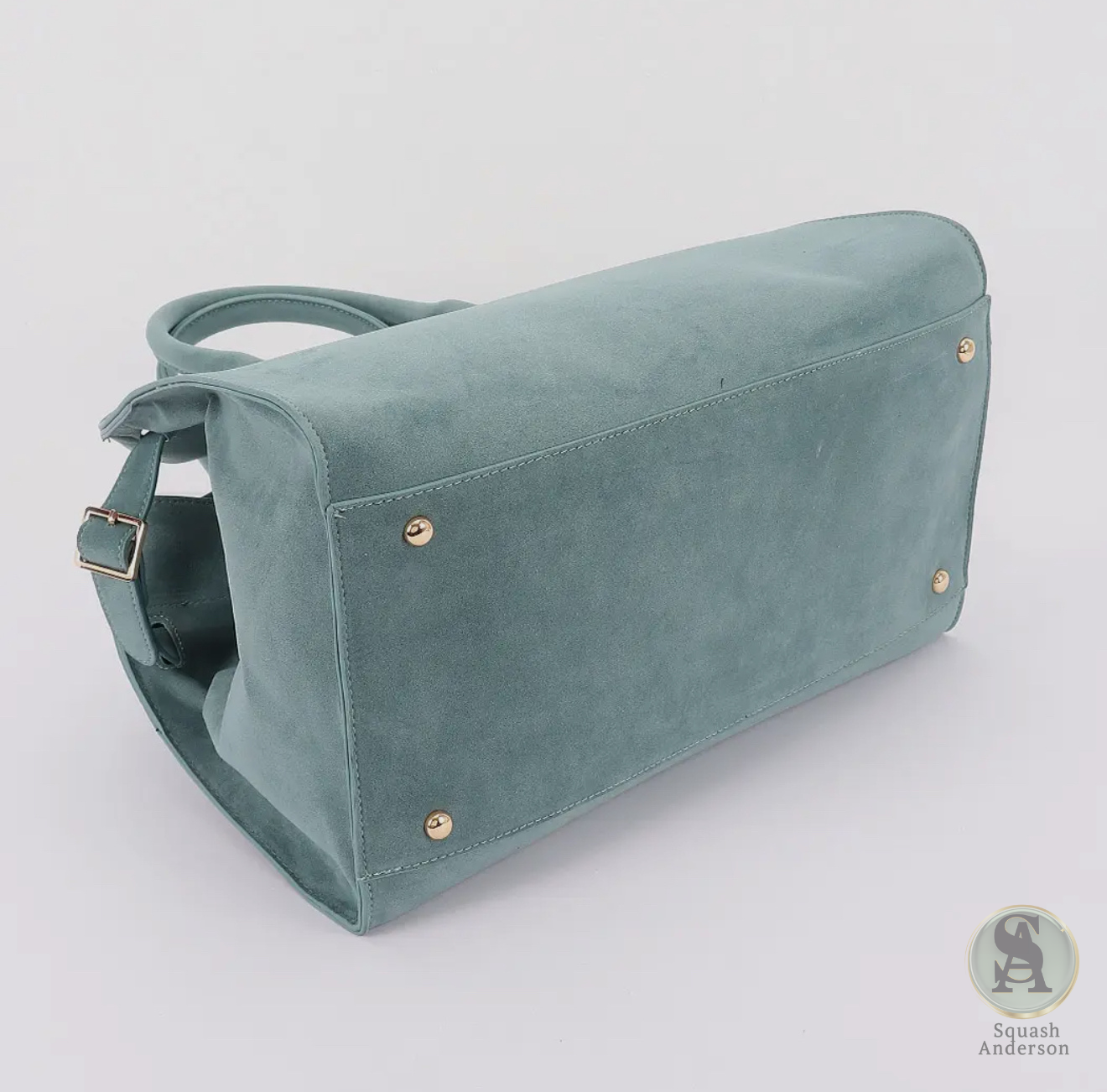 Velour Luxe Structured Tote