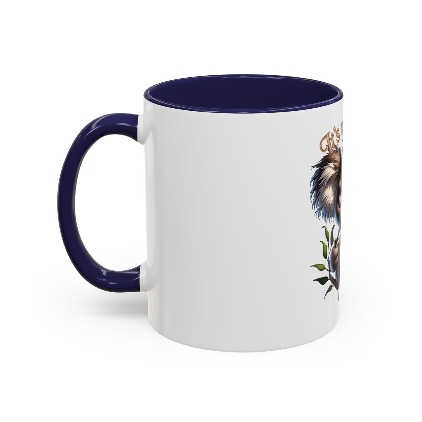 It’s too early Koala Accent Coffee Mug (11, 15oz) image 6