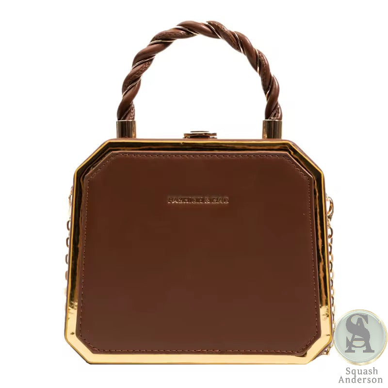 The Riviera Box Bag – Structured Leather Purse – 9×6in image 6