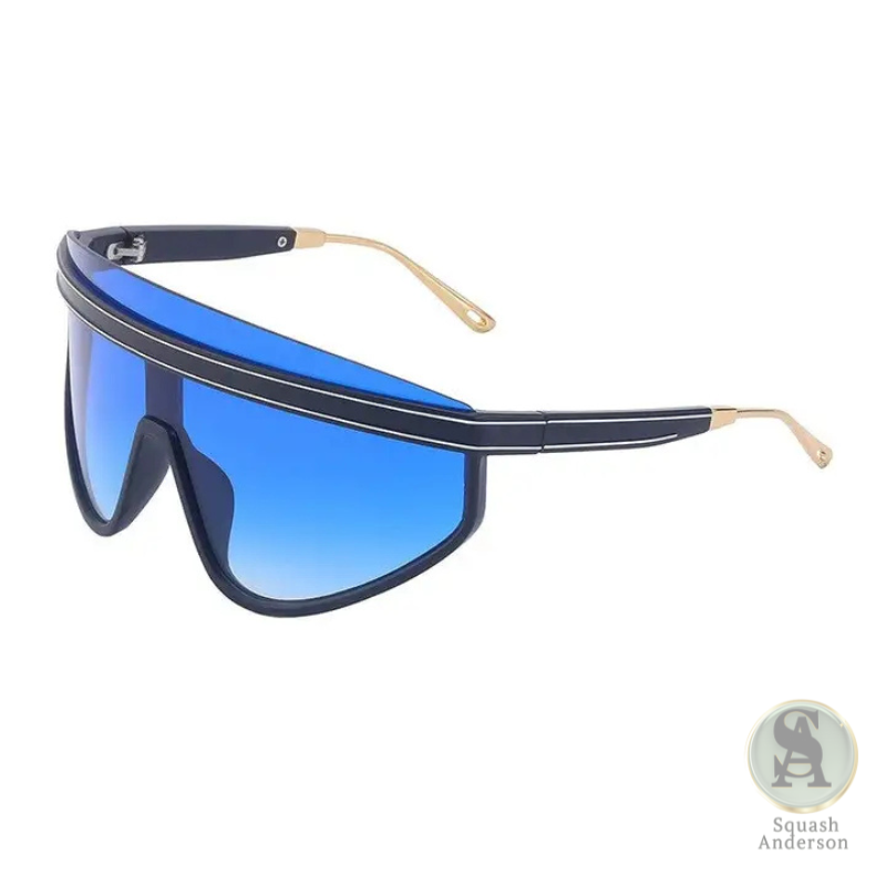 Windproof and Sunscreen Integrated Large Frame Lens Sunglasses