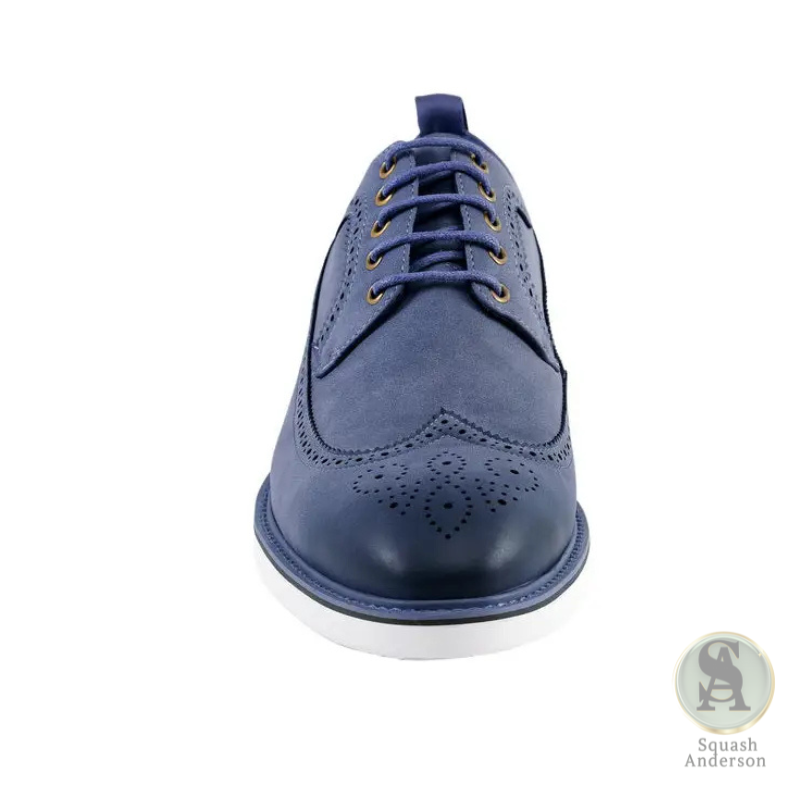 Lian Navy Blue Oxford Shoes