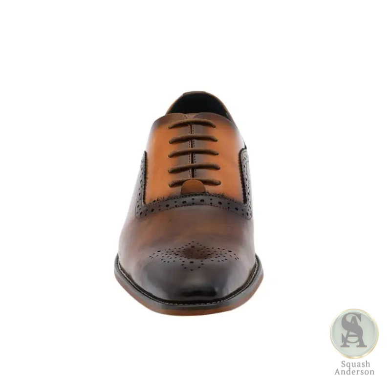 Piedmont Tan Wingtip Oxfords
