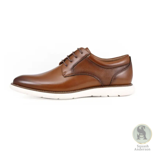 Alec Cognac Smart-Casual Oxfords