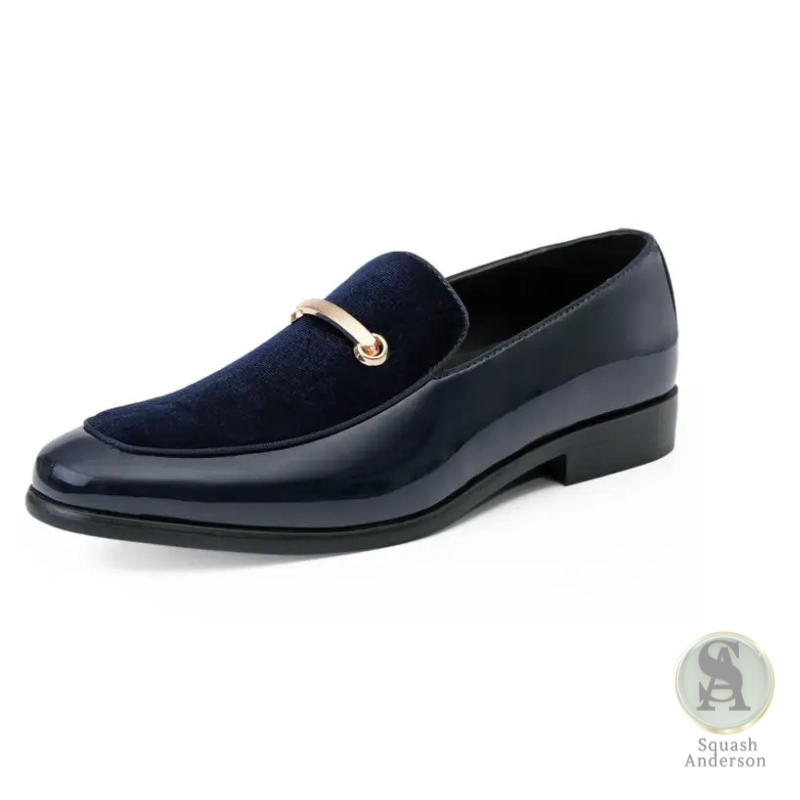 Andrew Navy Loafers
