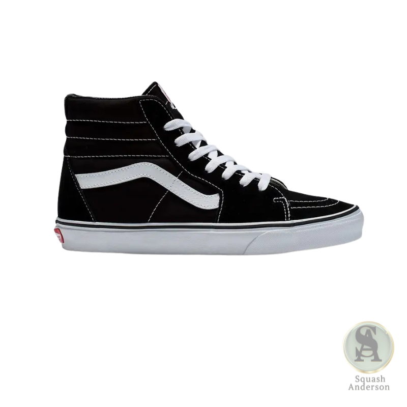 Blackout High-Top Canvas Sneakers