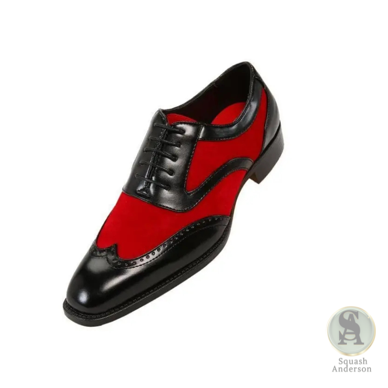 Brighton Red Wingtip Oxfords