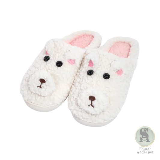Fluffy Cute Animal Slippers