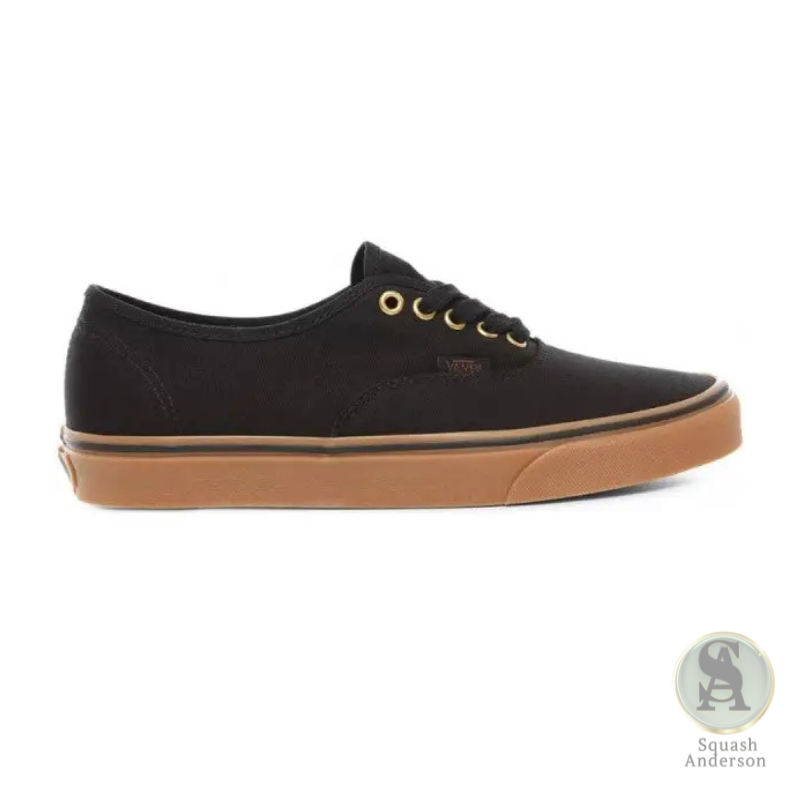 Black Rubber Low-Top Sneakers