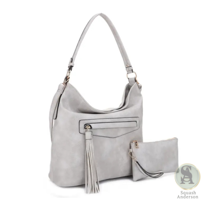 Eliza 2-in-1 Tassel Hobo Shoulder Bag Set
