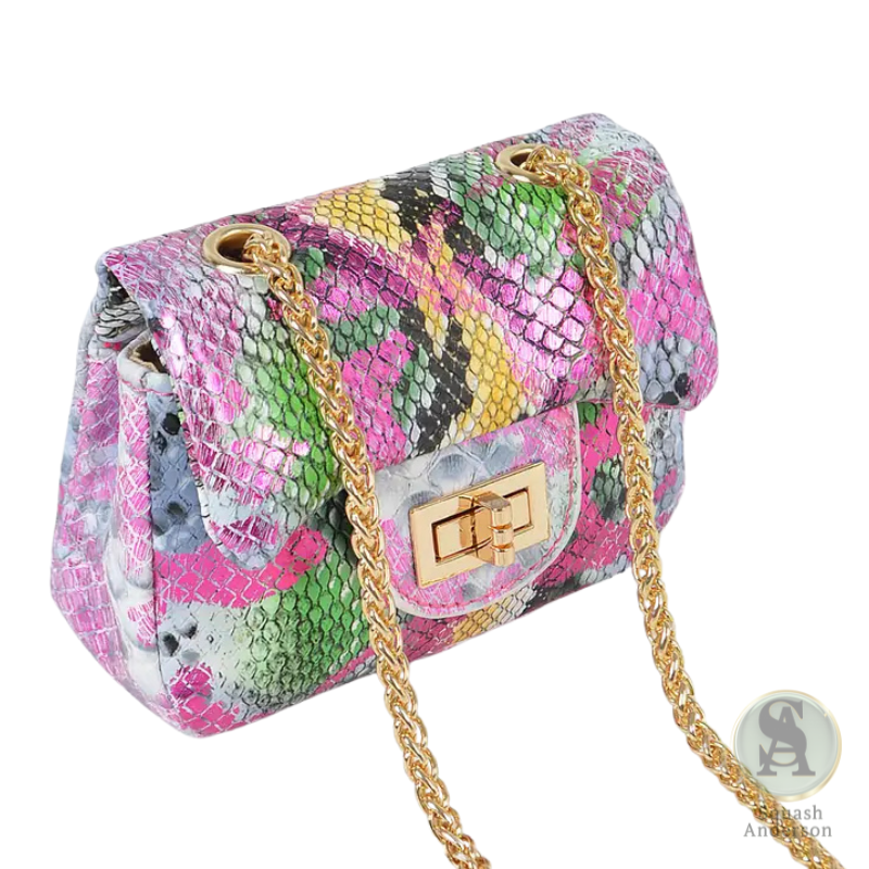 ColorPop Snake Print Mini Clutch