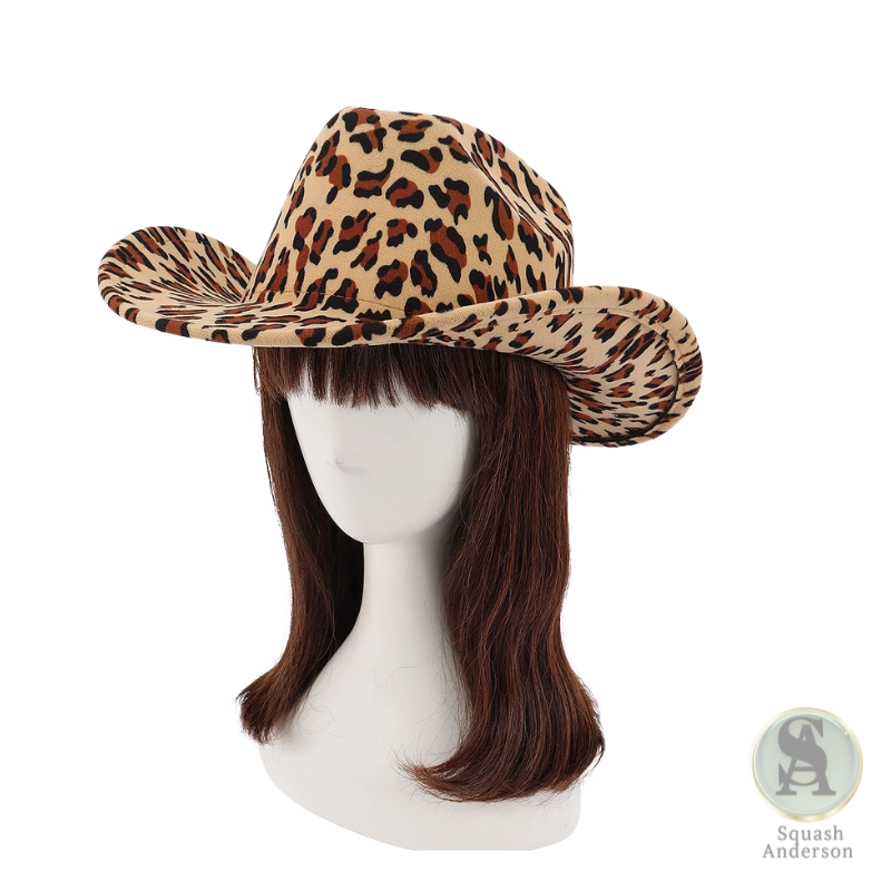 Leopard Print Cowboy Hat