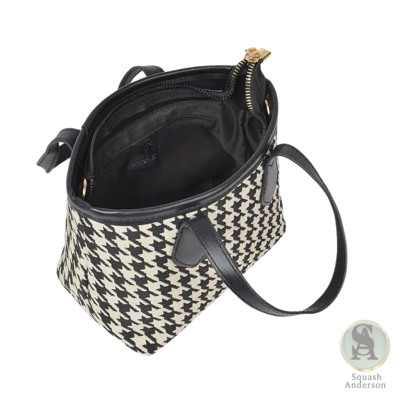 Classic Houndstooth Mini Tote