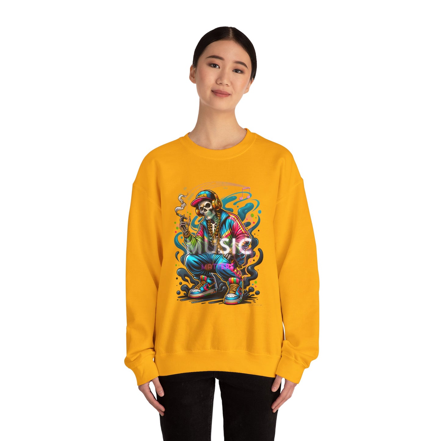 Music Unisex Heavy Blend™ Crewneck Sweatshirt image 11