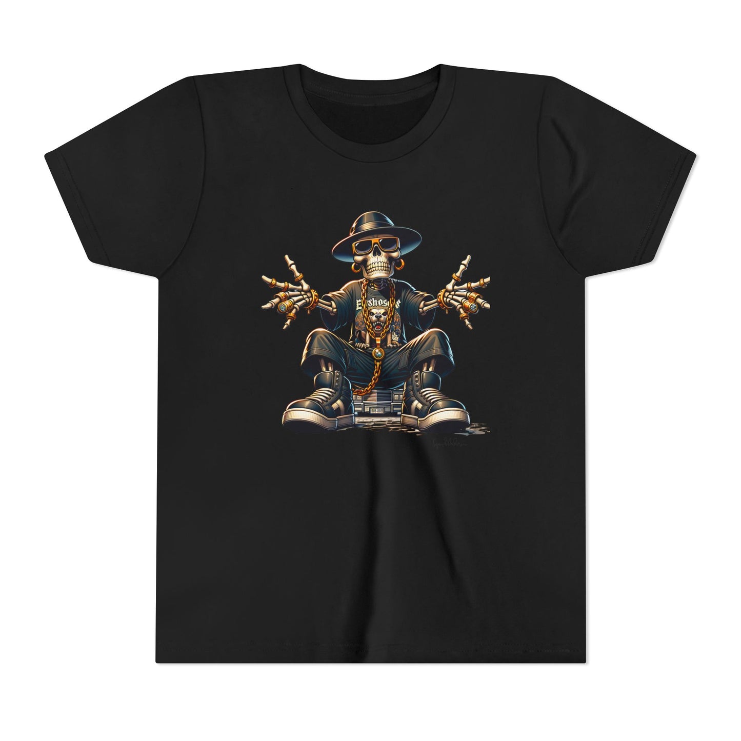 Chained Skeleton Youth Short Sleeve Tee image 12