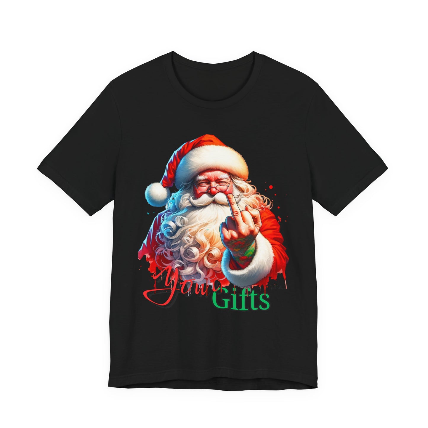 Mean Santa Your Gifts Unisex Jersey Short Sleeve Tee image 10