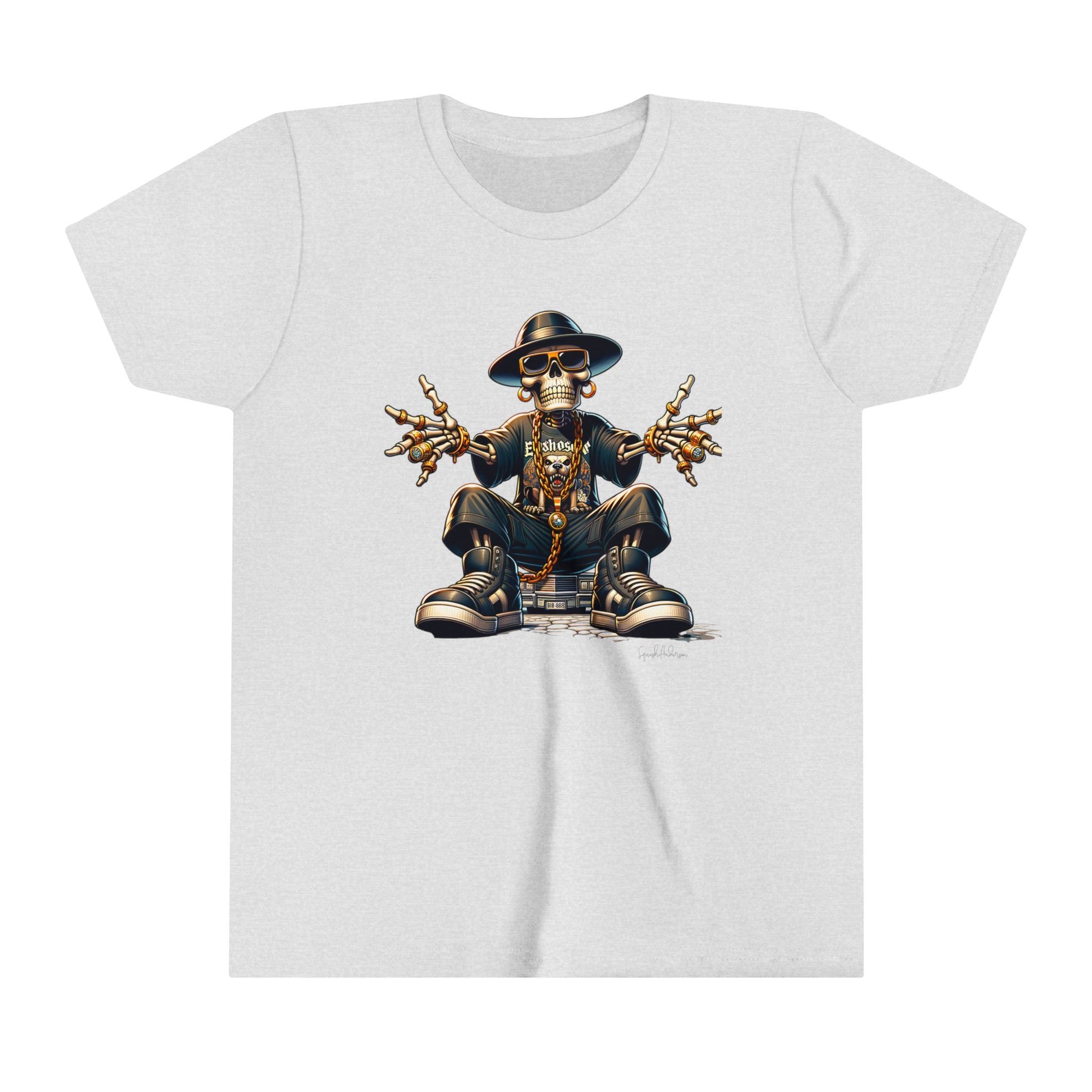 Chained Skeleton Youth Short Sleeve Tee image 2