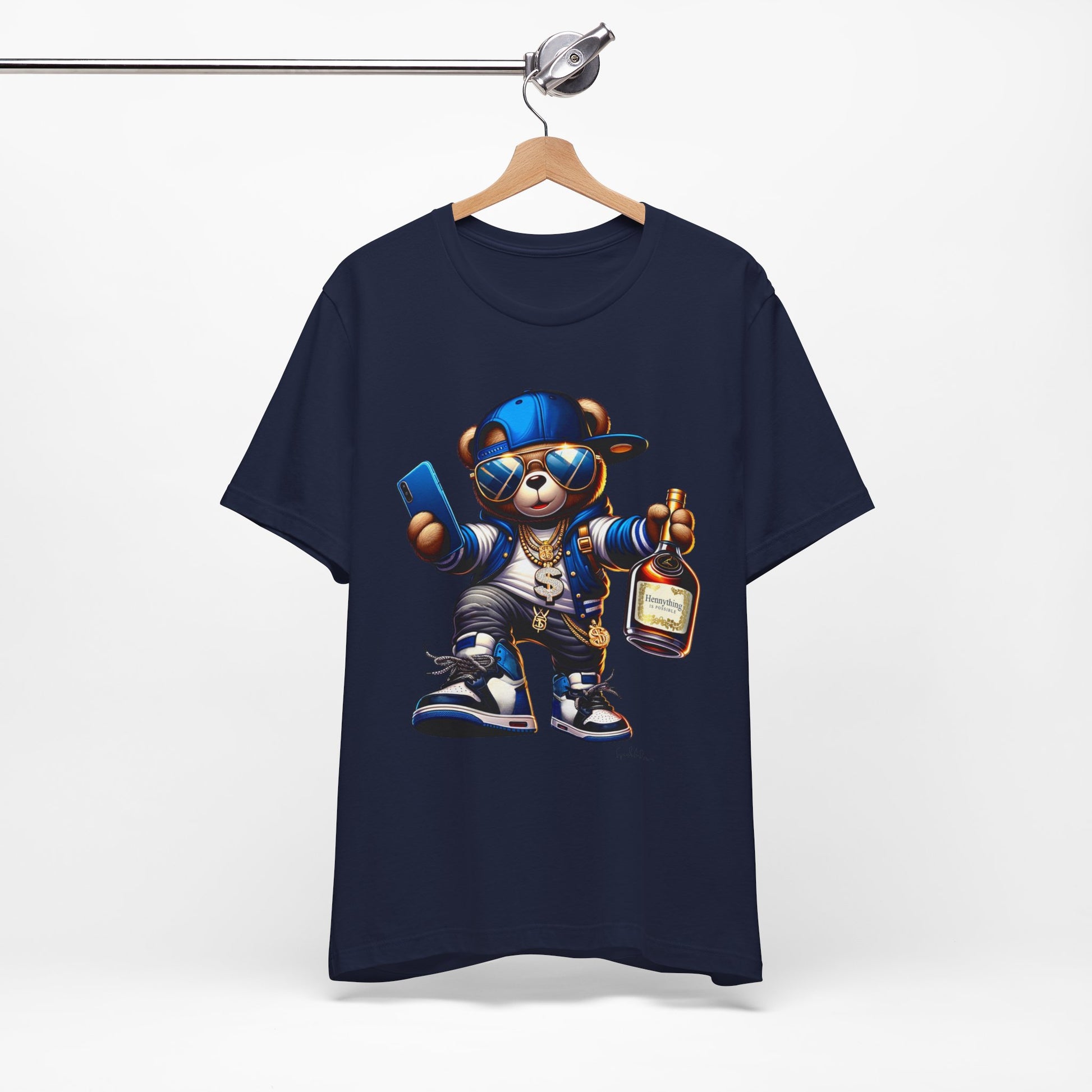 Hennything Bear Unisex Jersey Short Sleeve Tee image 12