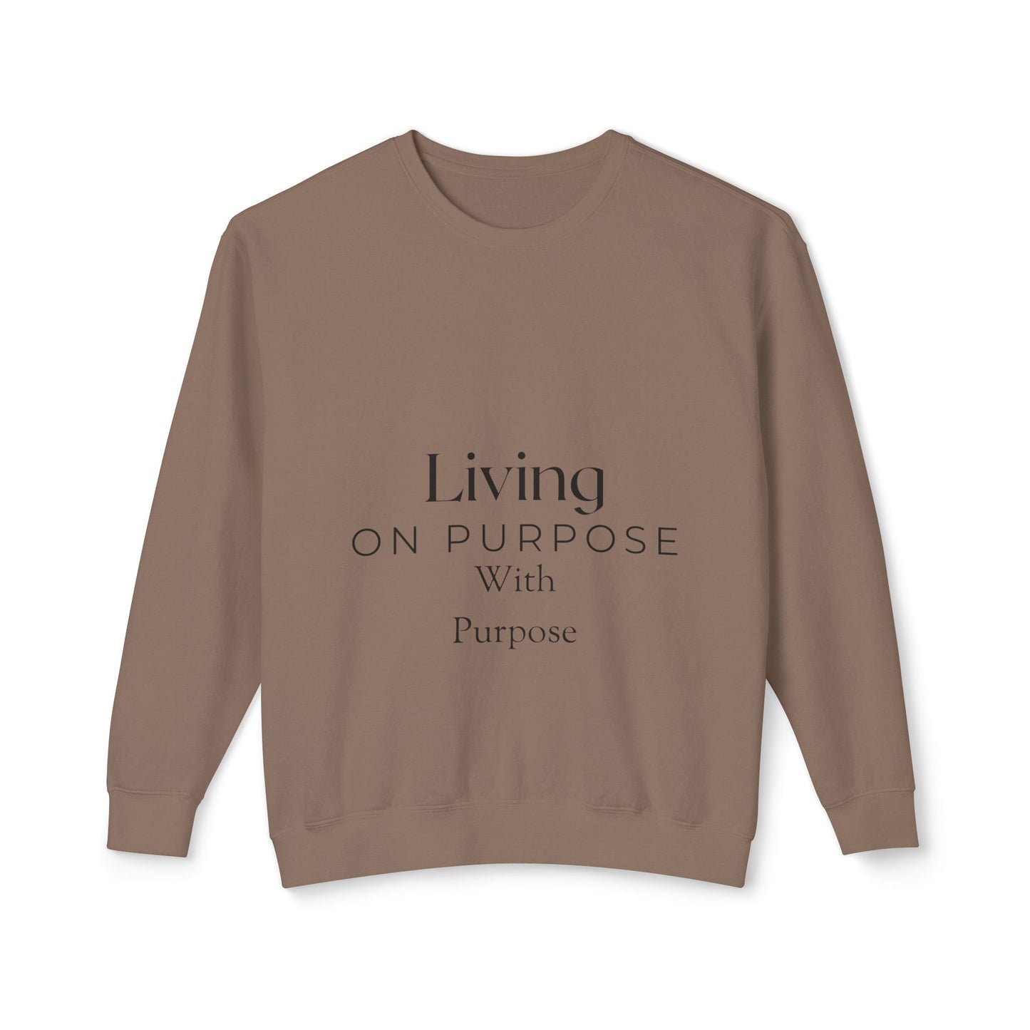 Living On Purpose Unisex Lightweight Crewneck Sweatshirt image 4