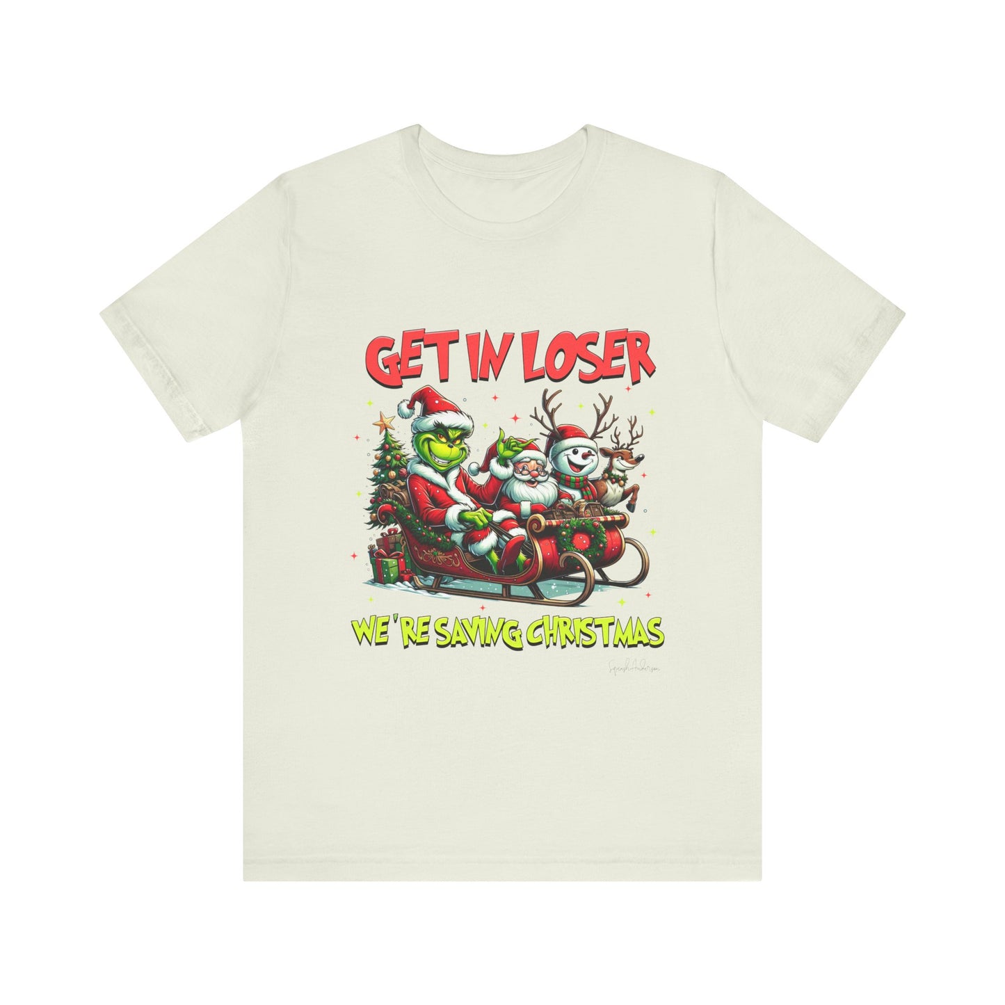 Get In Loser Grinch Unisex Jersey Short Sleeve Tee image 12