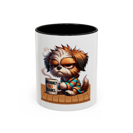 Grumpy dog Accent Coffee Mug (11, 15oz) image 0