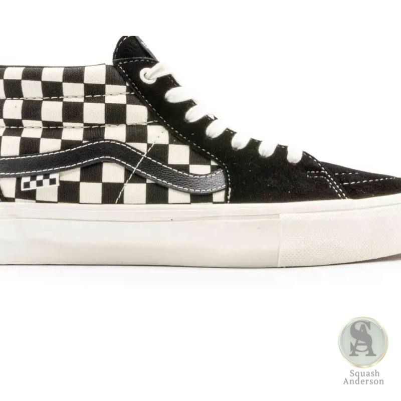 Vans Checkerboard Black and Marshmallow Shoe